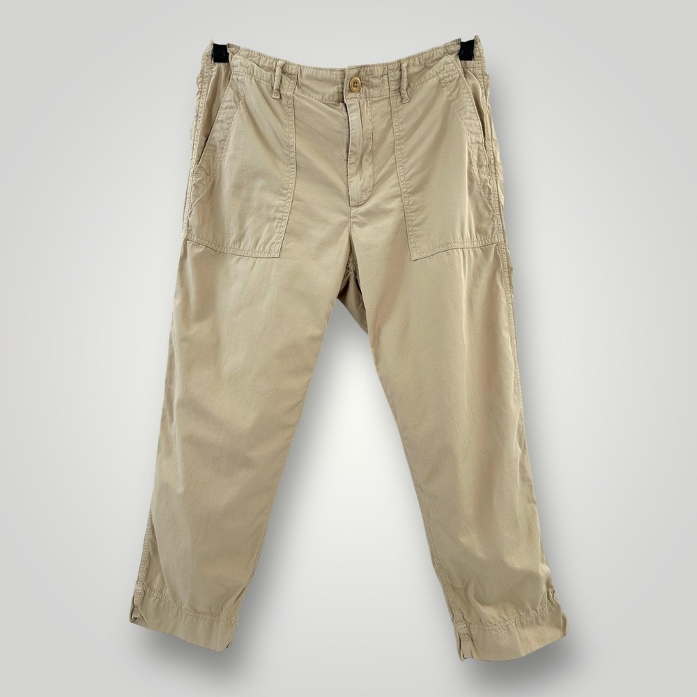 Lauren Ralph Lauren Pants Womens Size 6 Utility Crop Straight Pockets Casual